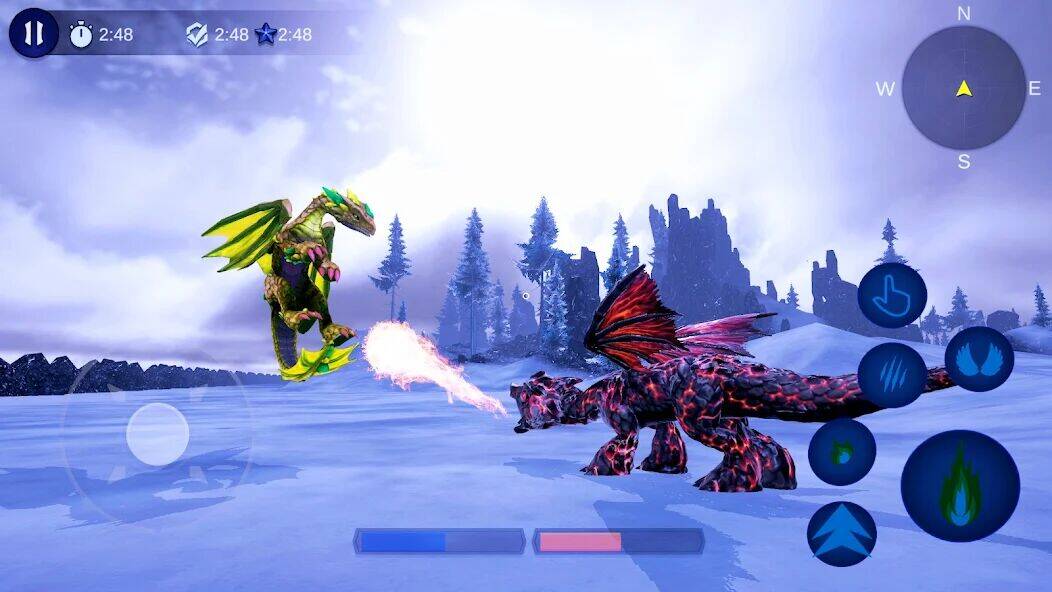 Скачать взломанную Волшебные игры полета дракона [Много монет] MOD apk на Андроид