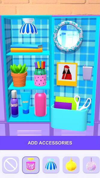 Скачать взломанную DIY Locker 3D [Много денег] MOD apk на Андроид