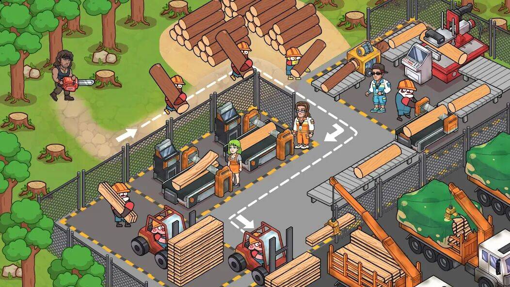 Скачать взломанную Lumber Out [Много монет] MOD apk на Андроид