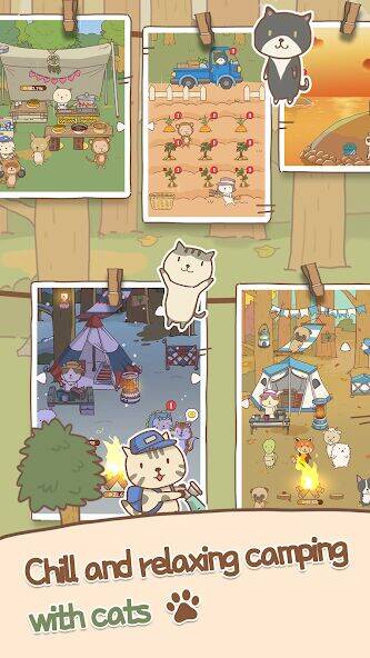 Скачать взломанную Animal Camping: Idle Camp [Много монет] MOD apk на Андроид