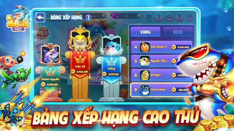 Скачать взломанную ZCá - Vua Bắn Cá Zagoo [Мод меню] MOD apk на Андроид