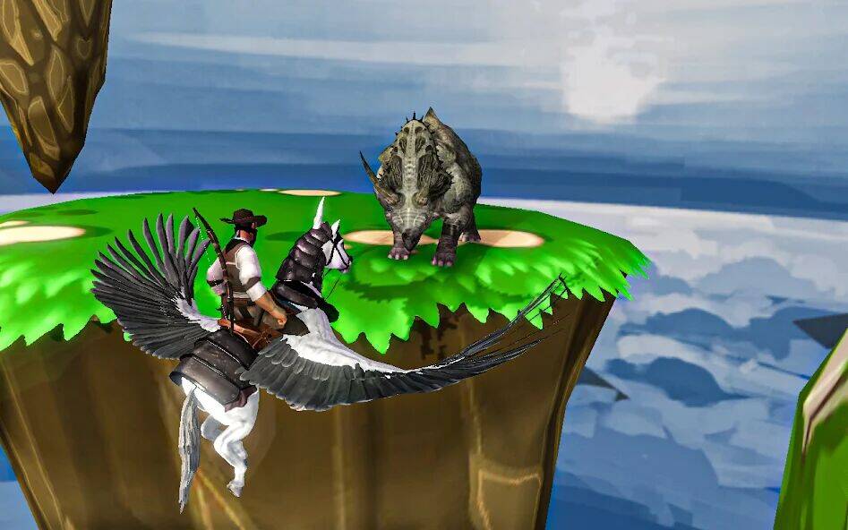 Скачать взломанную The Flying Horse : Unicorn [Много монет] MOD apk на Андроид