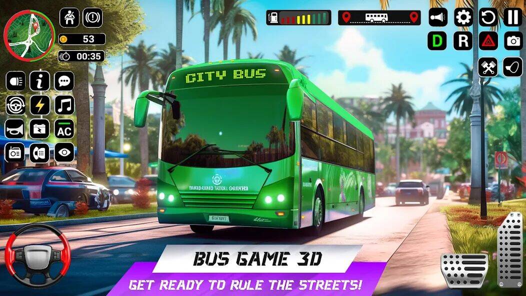 Скачать взломанную Ultimate Bus Driving Simulator [Много монет] MOD apk на Андроид