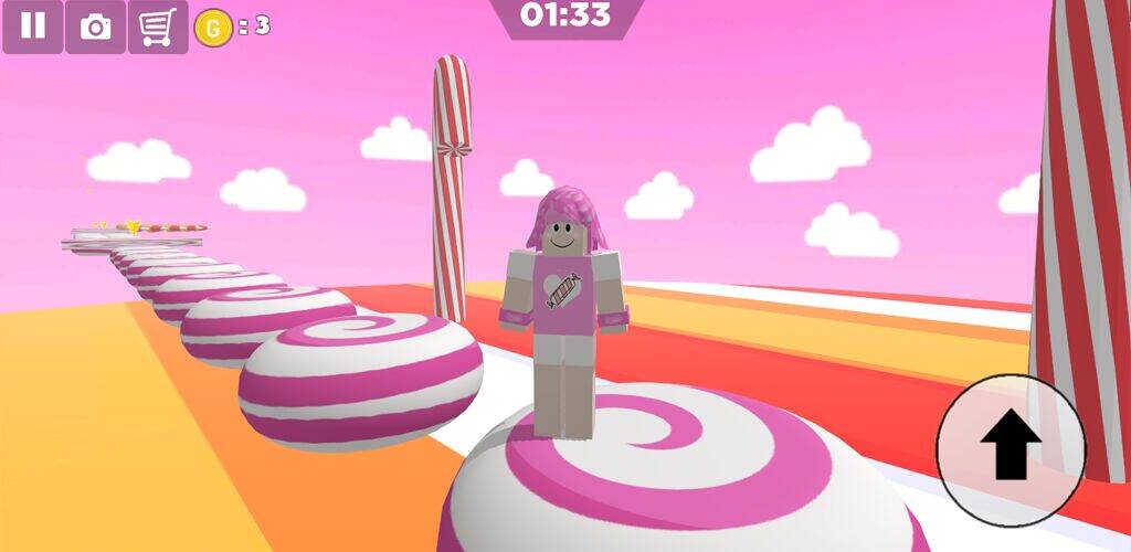 Скачать взломанную Candy Parkour Sweet girl [Бесплатные покупки] MOD apk на Андроид