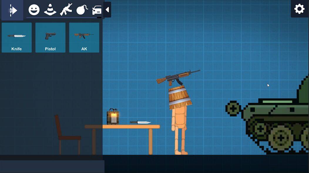 Скачать взломанную Peach Play: Ragdoll Sandbox [Много монет] MOD apk на Андроид