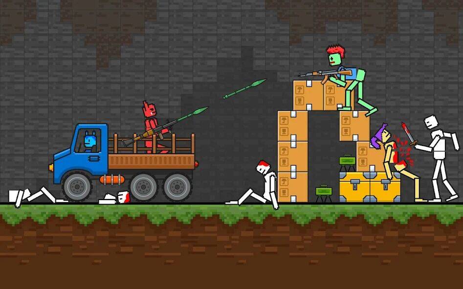 Скачать взломанную Kill Playground: Sandbox Play [Бесплатные покупки] MOD apk на Андроид