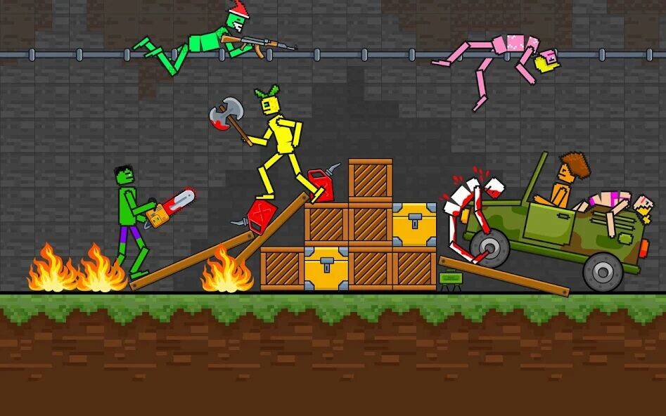 Скачать взломанную Kill Playground: Sandbox Play [Бесплатные покупки] MOD apk на Андроид