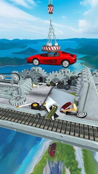 Скачать взломанную Car Crusher Kingdom [Много монет] MOD apk на Андроид