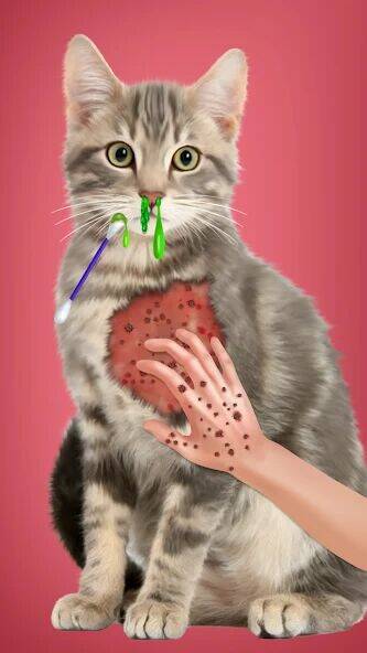 Скачать взломанную Virtual Cat ASMR Spa Makeover [Бесплатные покупки] MOD apk на Андроид