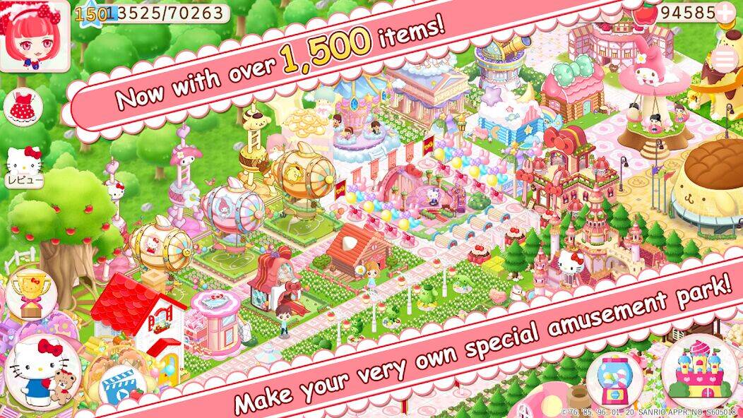 Скачать взломанную HelloKittyWorld2 Sanrio Kawaii [Много монет] MOD apk на Андроид