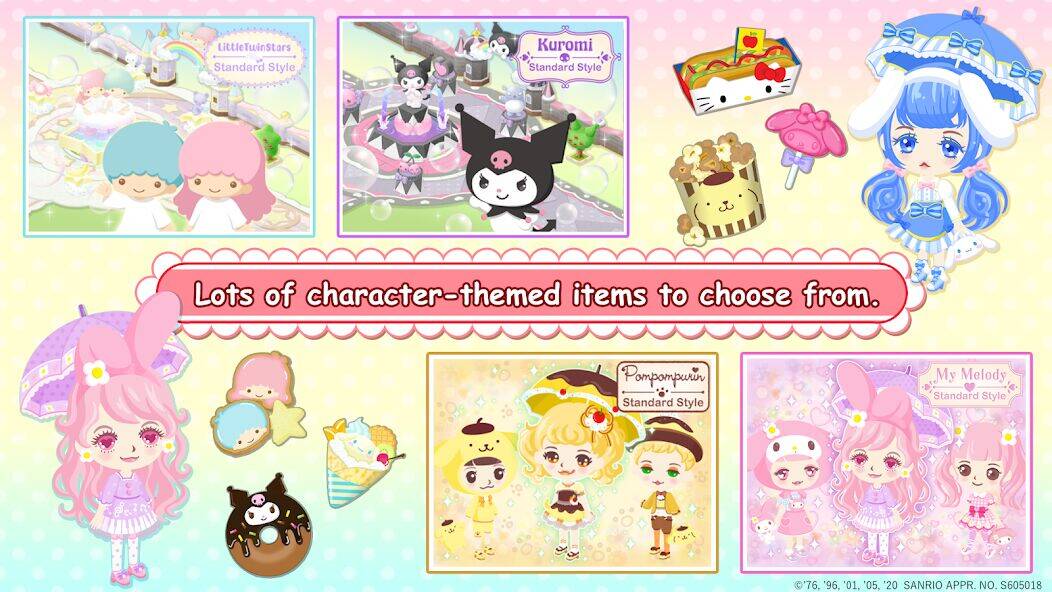 Скачать взломанную HelloKittyWorld2 Sanrio Kawaii [Много монет] MOD apk на Андроид