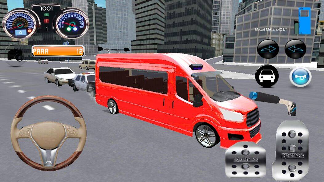 Скачать взломанную Minibüs Şoförü [Много денег] MOD apk на Андроид