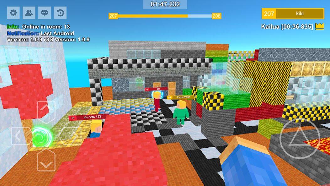 Скачать взломанную Parkour Craft: Online PvP Game [Мод меню] MOD apk на Андроид