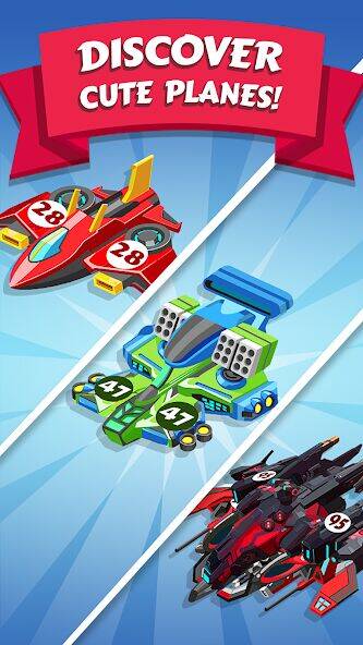 Скачать взломанную Merge Planes Empire [Много монет] MOD apk на Андроид