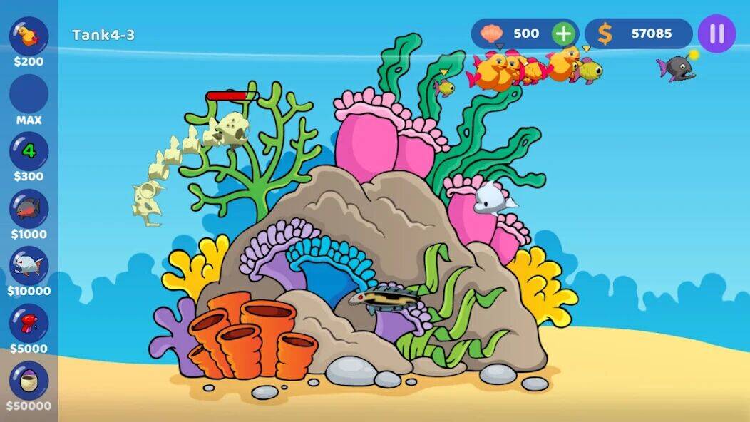Скачать взломанную Tap Tap Aquarium -Virtual Tank [Бесплатные покупки] MOD apk на Андроид