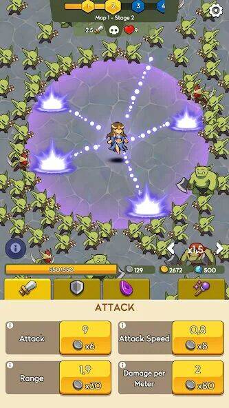 Скачать взломанную Empire Kingdom: Idle Tower TD [Бесплатные покупки] MOD apk на Андроид