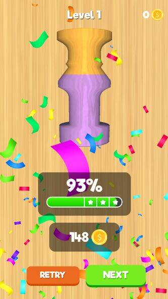 Скачать взломанную Lathe 3D: Wood Carving Offline [Мод меню] MOD apk на Андроид