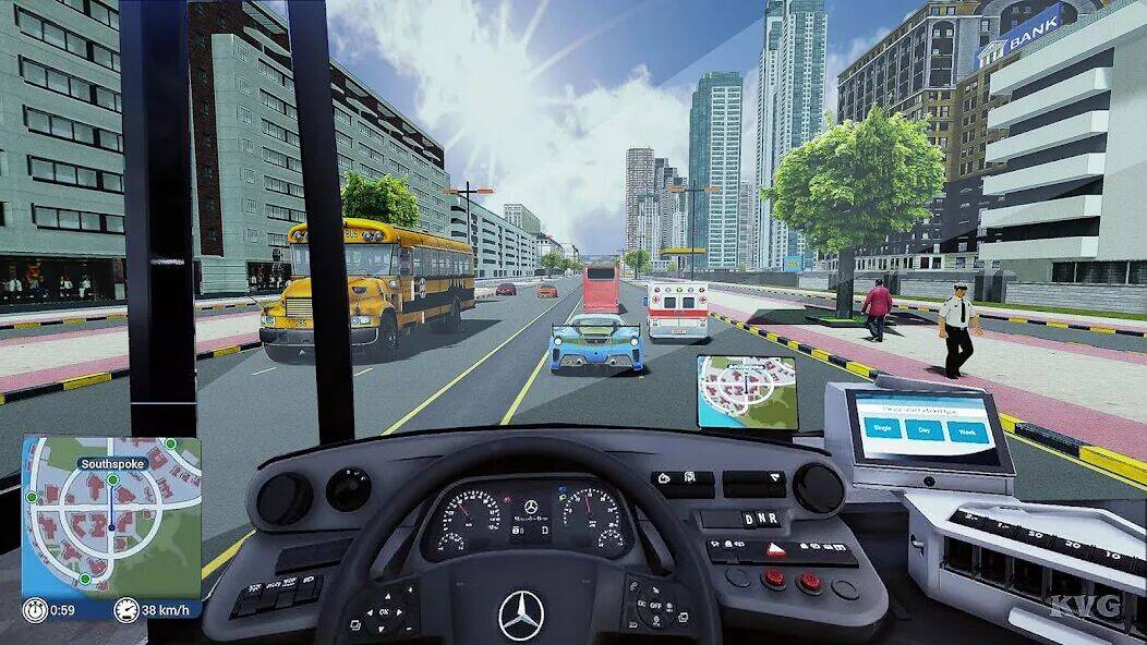Скачать взломанную Bus simulator 2023 - Bus Drive [Много монет] MOD apk на Андроид