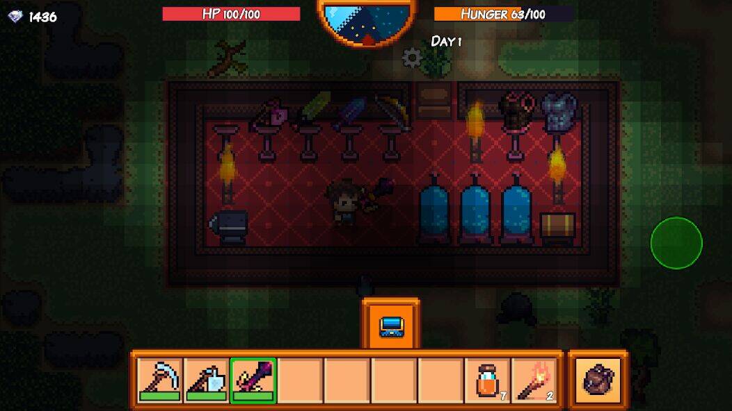 Скачать взломанную Pixel Survival Game 3 [Много денег] MOD apk на Андроид