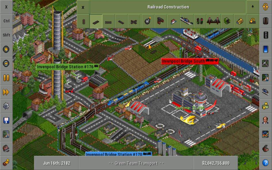 Скачать взломанную OpenTTD [Мод меню] MOD apk на Андроид