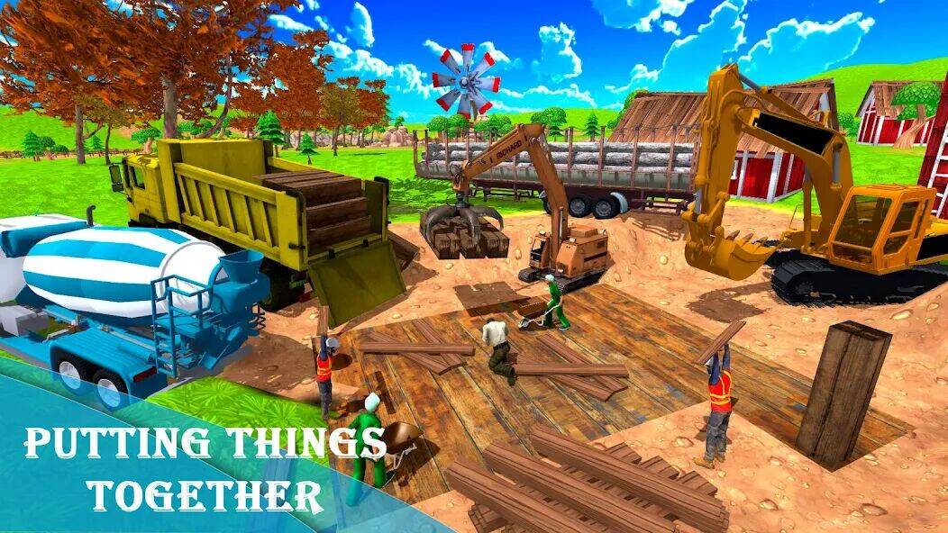 Скачать взломанную Carpenter Wood House Builder [Мод меню] MOD apk на Андроид