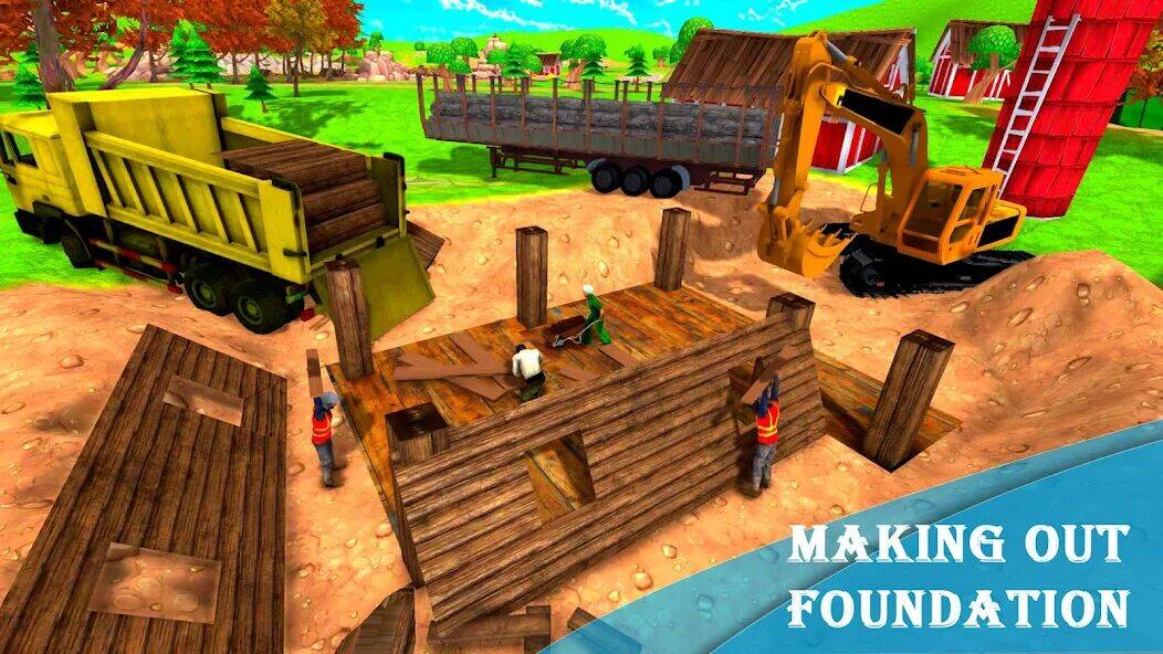 Скачать взломанную Carpenter Wood House Builder [Мод меню] MOD apk на Андроид