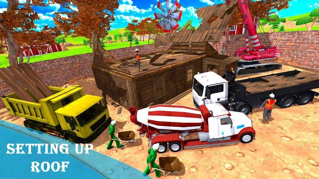 Скачать взломанную Carpenter Wood House Builder [Мод меню] MOD apk на Андроид