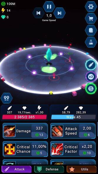 Скачать взломанную Epic Rush - Idle Tower Defense [Мод меню] MOD apk на Андроид