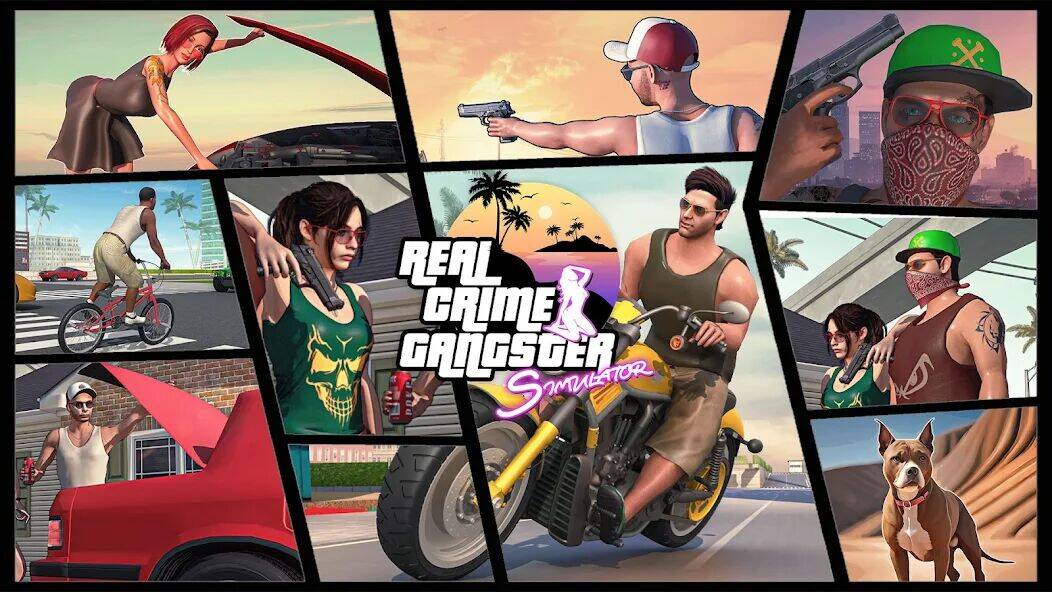 Скачать взломанную Grand City Vegas Crime Games [Бесплатные покупки] MOD apk на Андроид