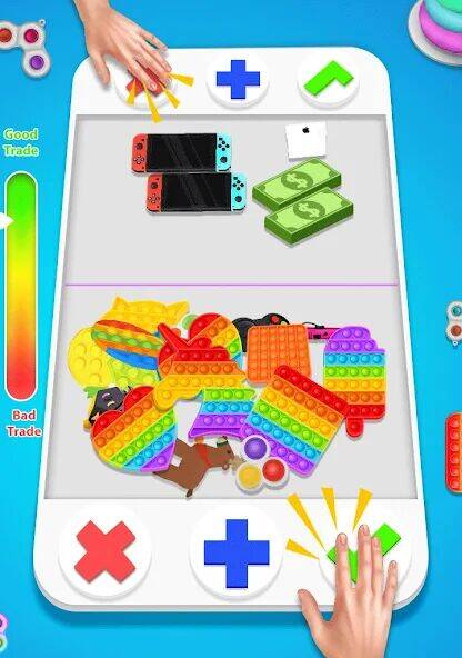 Скачать взломанную fidget trading: trade toys 3D [Бесплатные покупки] MOD apk на Андроид
