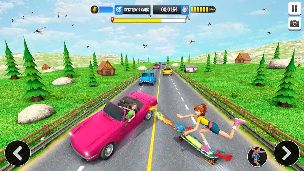 Скачать взломанную Скейтборд игры : машина игра [Много монет] MOD apk на Андроид