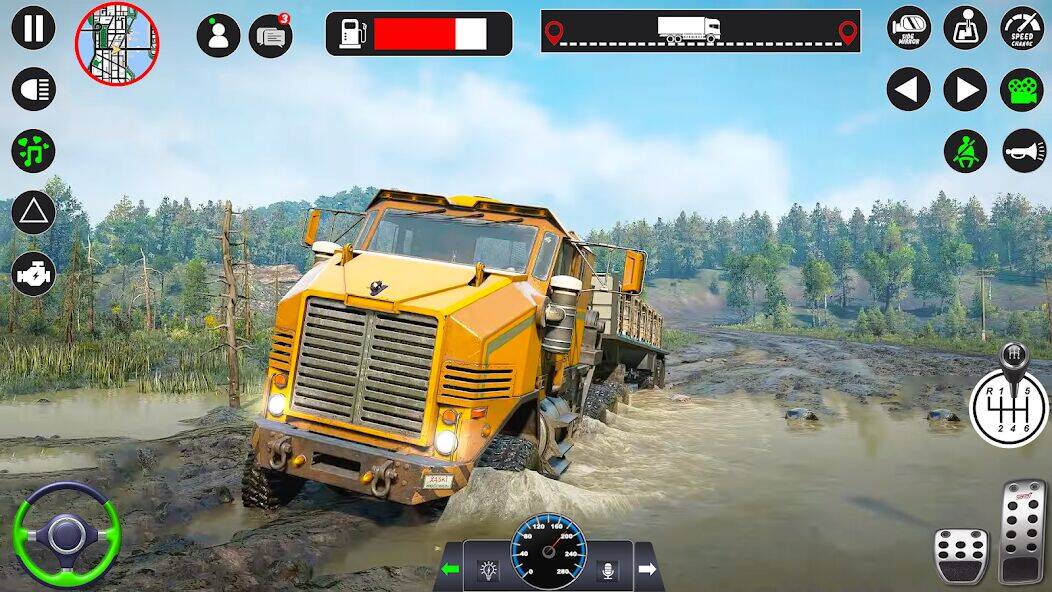 Скачать взломанную Водитель грузов Грязный Дорога [Много денег] MOD apk на Андроид