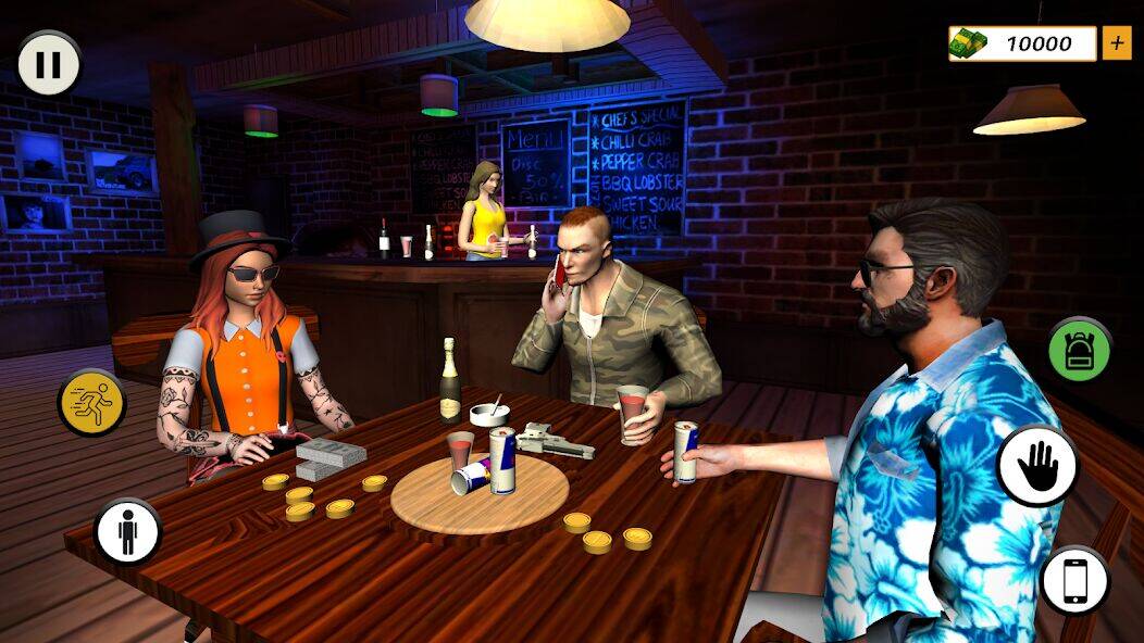 Скачать взломанную Лекарство Мафия 3д Сорняк Игры [Много монет] MOD apk на Андроид