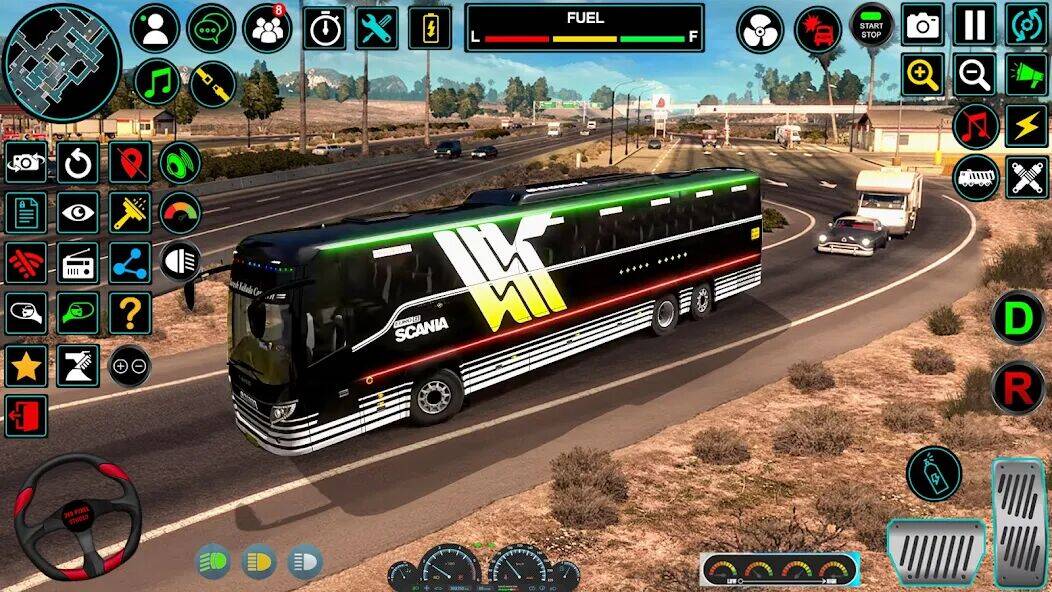 Скачать взломанную Public Coach Bus Driving 3D [Много денег] MOD apk на Андроид