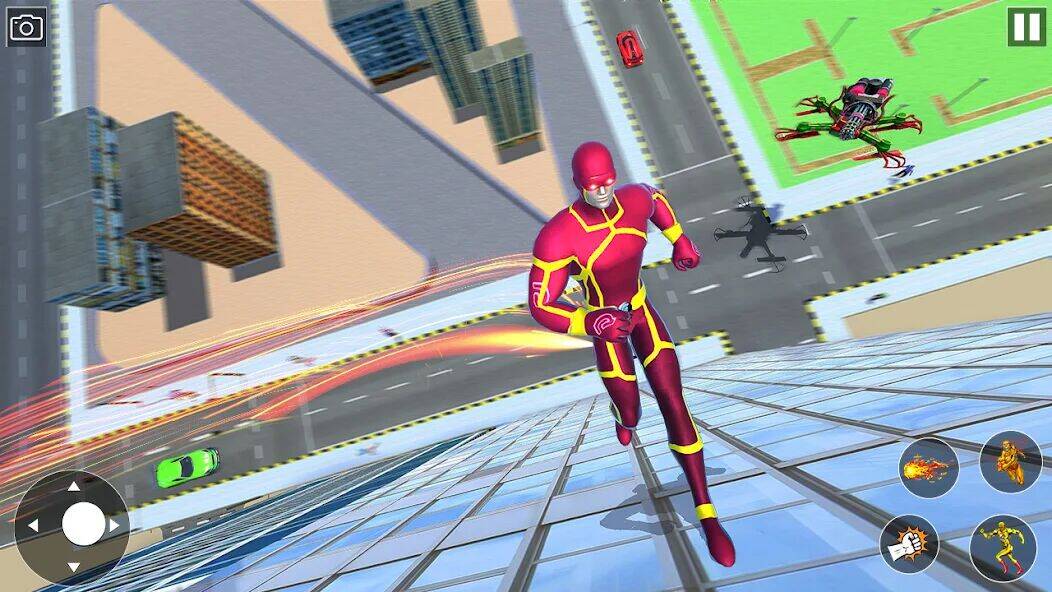Скачать взломанную Insane Grand Speed hero Crime [Много монет] MOD apk на Андроид