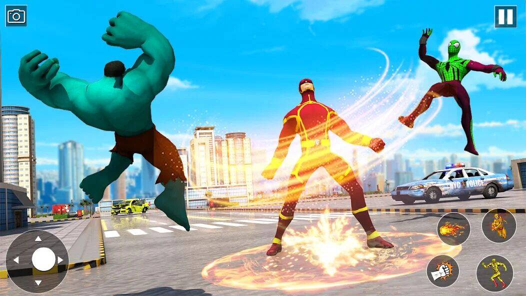 Скачать взломанную Insane Grand Speed hero Crime [Много монет] MOD apk на Андроид