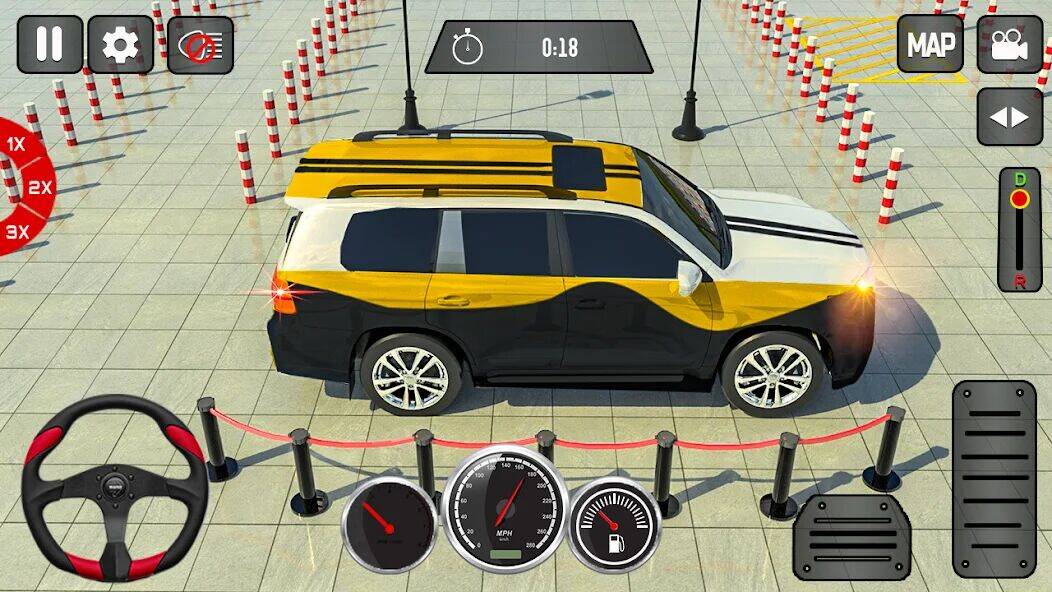 Скачать взломанную Автомобильные игры 3d Парковка [Бесплатные покупки] MOD apk на Андроид