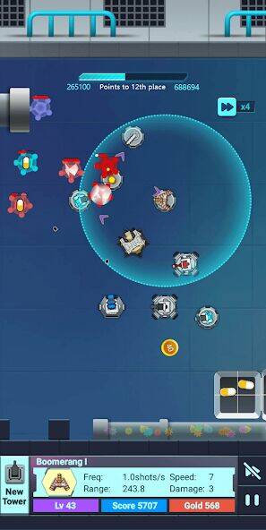 Скачать взломанную Protect Capsule [Много монет] MOD apk на Андроид