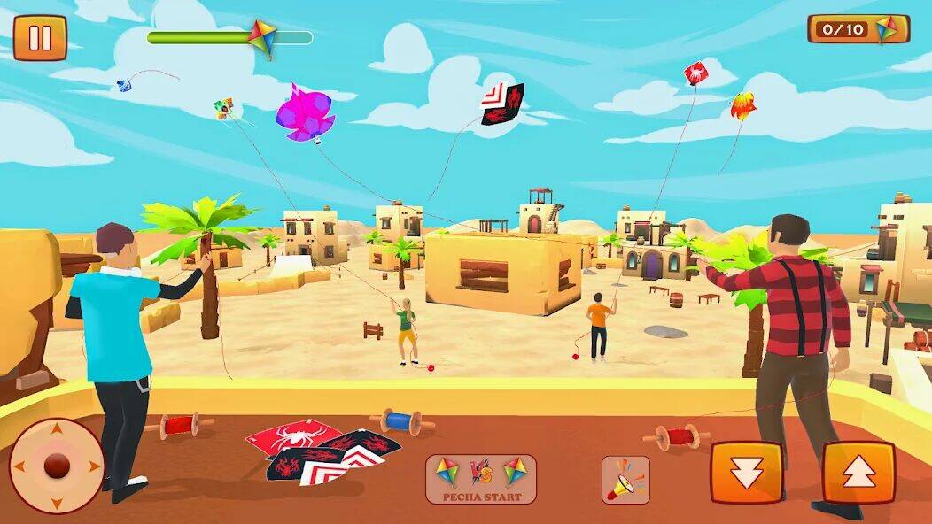 Скачать взломанную Воздушный змей: pipa combate [Бесплатные покупки] MOD apk на Андроид