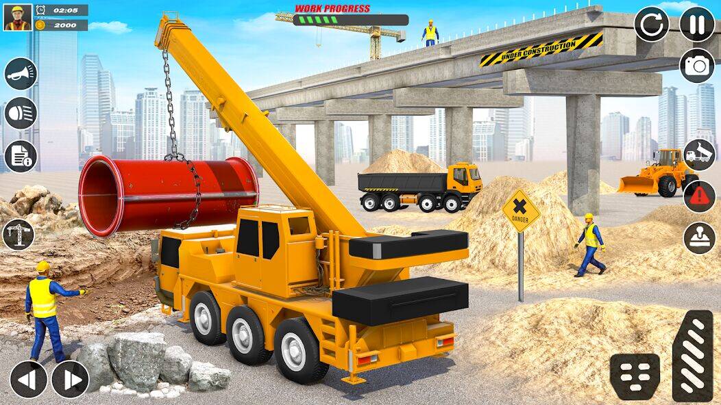 Скачать взломанную City Builder Construction Sim [Мод меню] MOD apk на Андроид