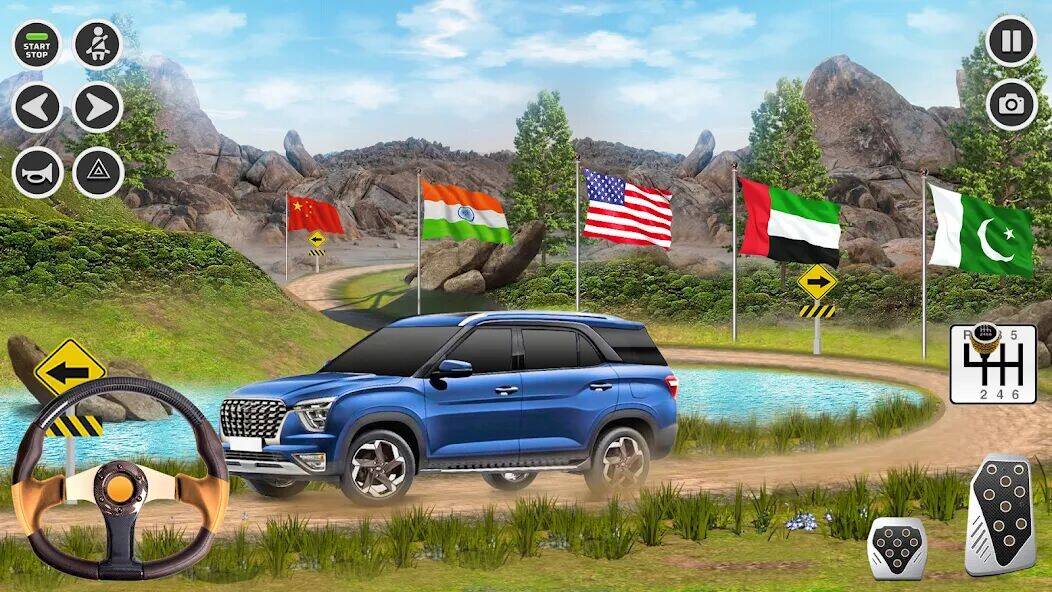 Скачать взломанную Offroad SUV: 4x4 Гоночная игра [Много денег] MOD apk на Андроид