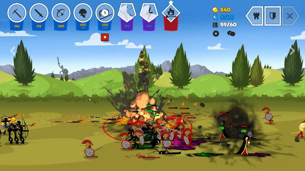Скачать взломанную Stick War 3 [Бесплатные покупки] MOD apk на Андроид