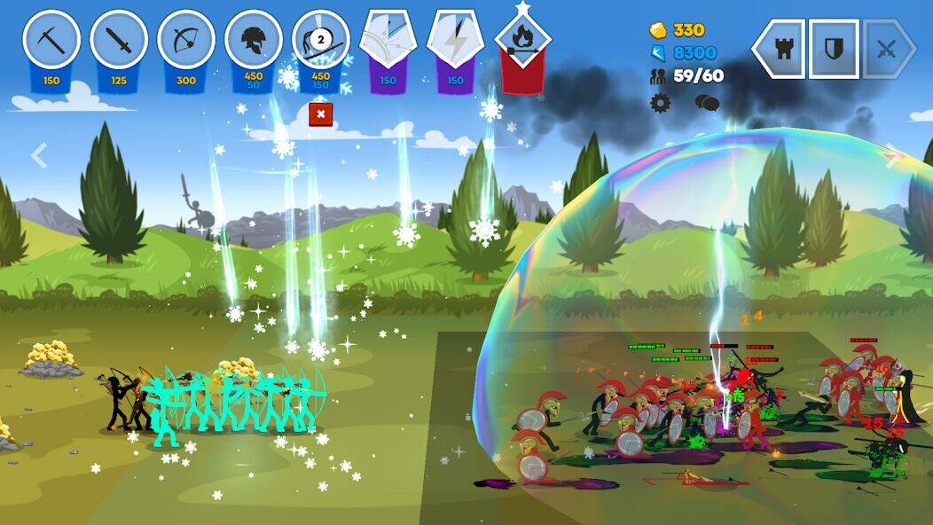 Скачать взломанную Stick War 3 [Бесплатные покупки] MOD apk на Андроид