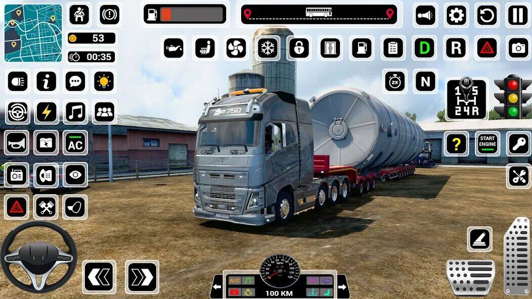 Скачать взломанную Евро масло грузовик груз [Много монет] MOD apk на Андроид
