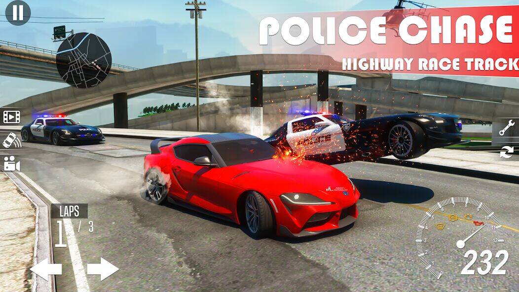Скачать взломанную Симулятор вождения автомобиля [Мод меню] MOD apk на Андроид