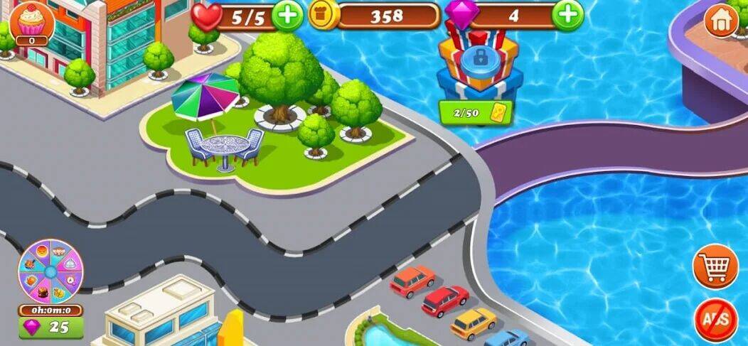 Скачать взломанную Кулинарная игра сумасшедший [Много монет] MOD apk на Андроид