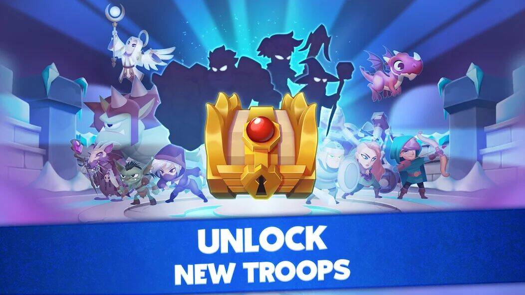 Скачать взломанную Top Troops : Conquer Kingdoms [Бесплатные покупки] MOD apk на Андроид