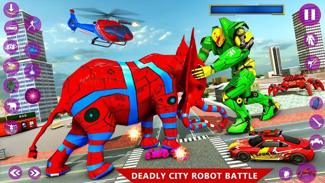 Скачать взломанную Игра-робот-паук-танк [Много денег] MOD apk на Андроид