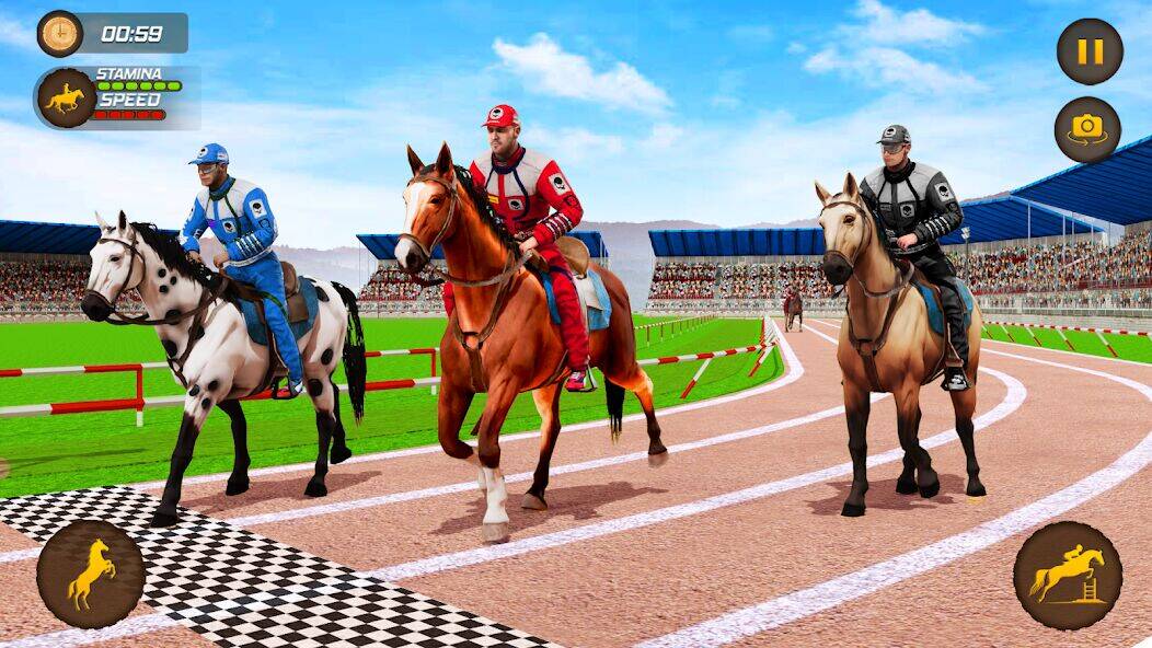Скачать взломанную лошадь гоночный игры 3д [Бесплатные покупки] MOD apk на Андроид