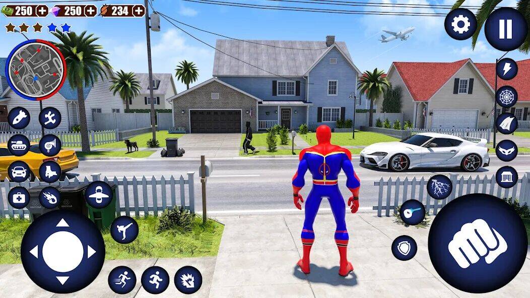 Скачать взломанную Flying Superhero Robot Games [Много монет] MOD apk на Андроид